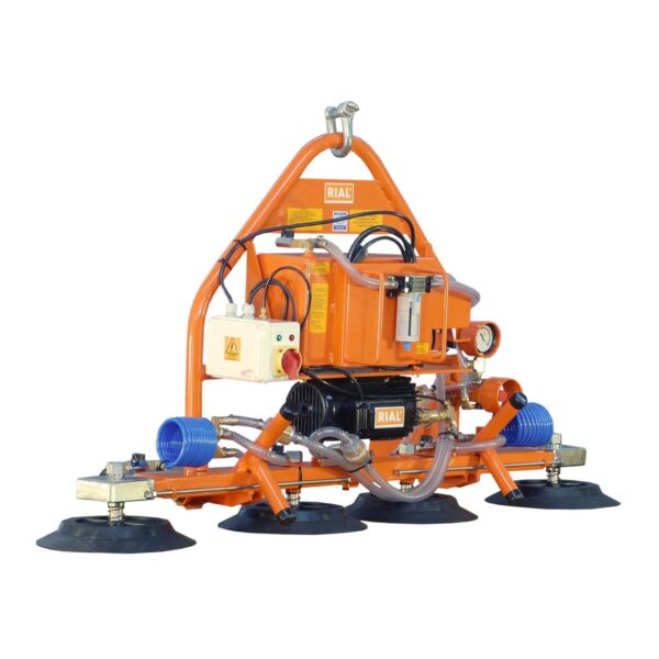 ventosa para mover vidrio con grua