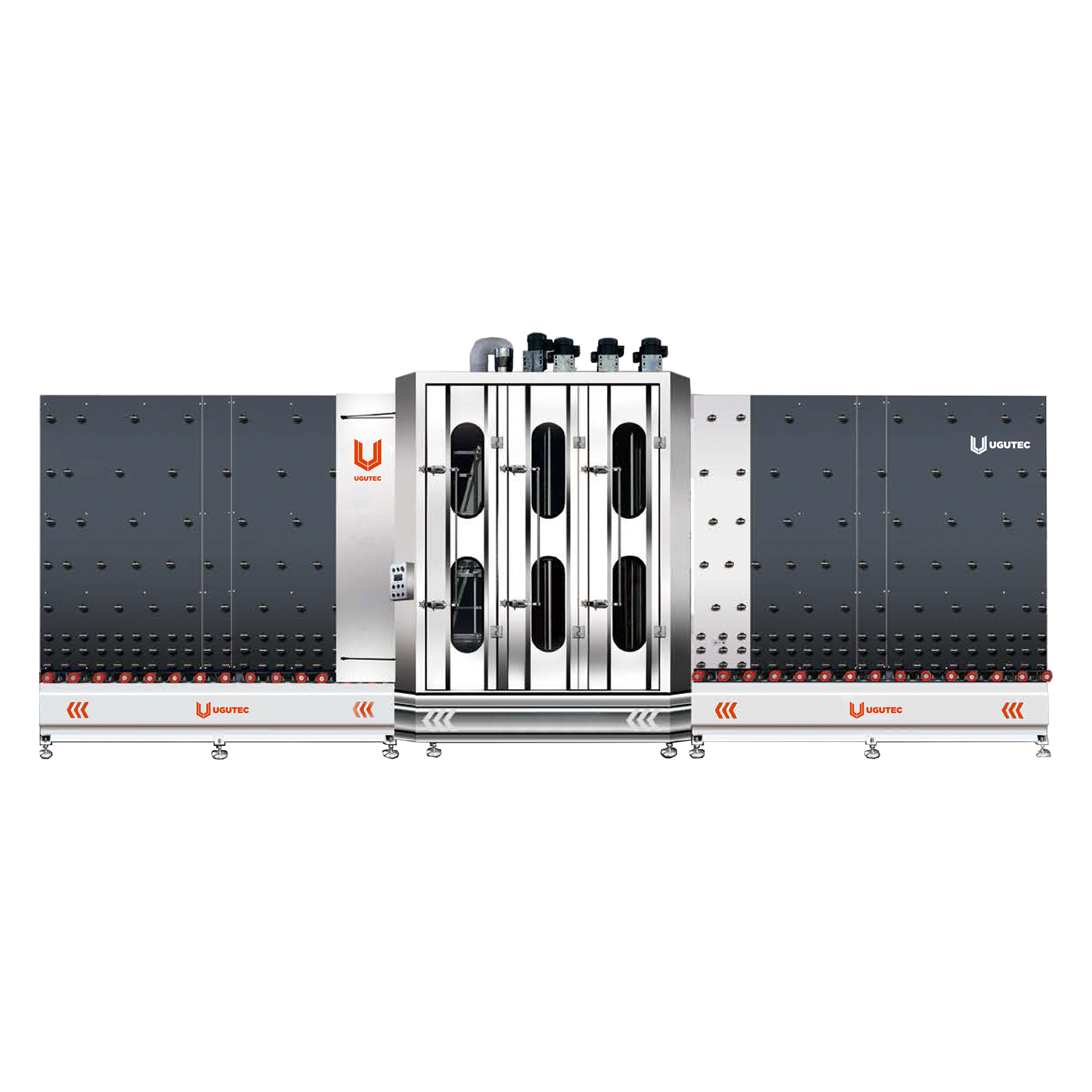 Línea Automática Vertical de Producción de DVH por Prensado Plano de armado interior - Imagen 3