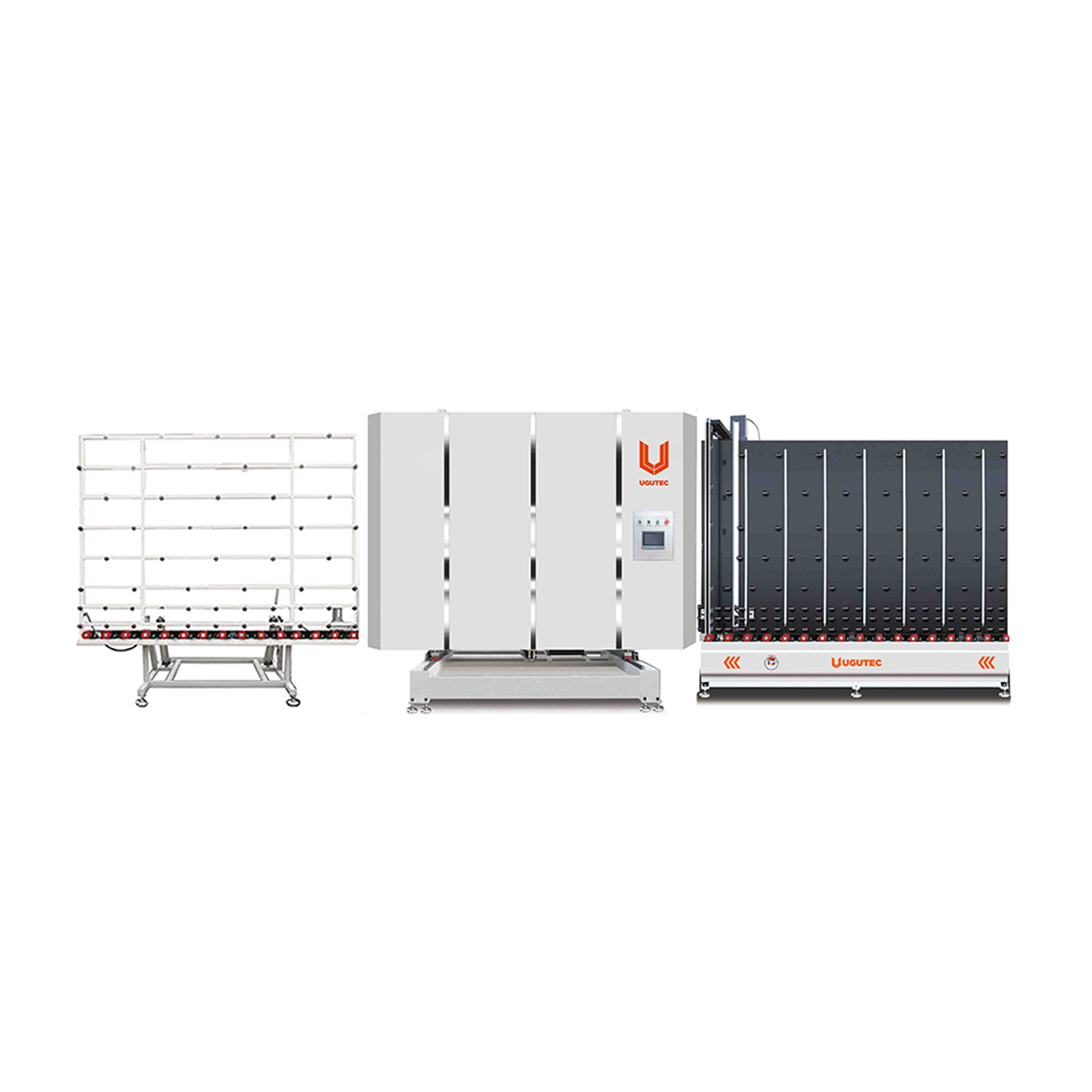 Linea Vertical Automática para el Lavado y Prensado de DVH con Armado Interior y Barrido de Argón - Imagen 2