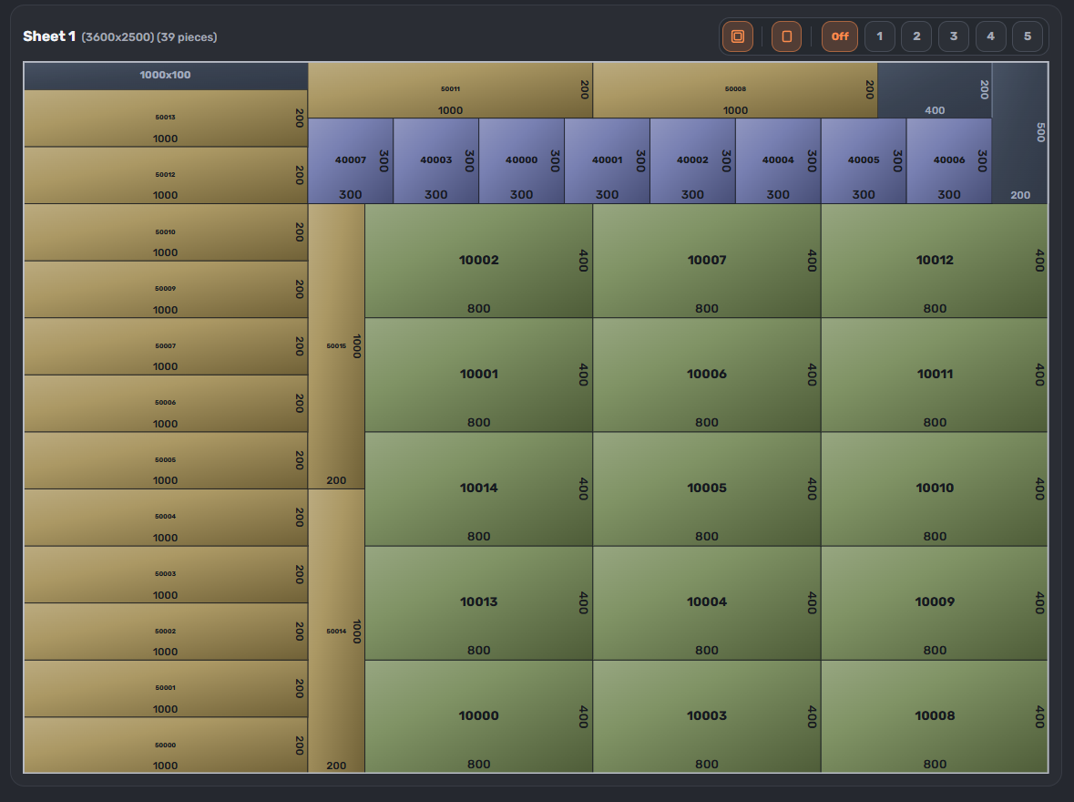 OPTI – Optimizador de corte de vidrio - Imagen 3
