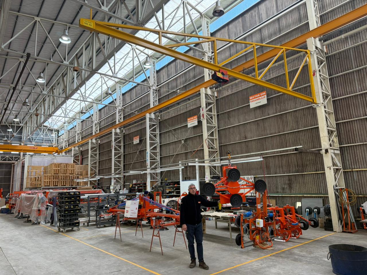 grua bandera